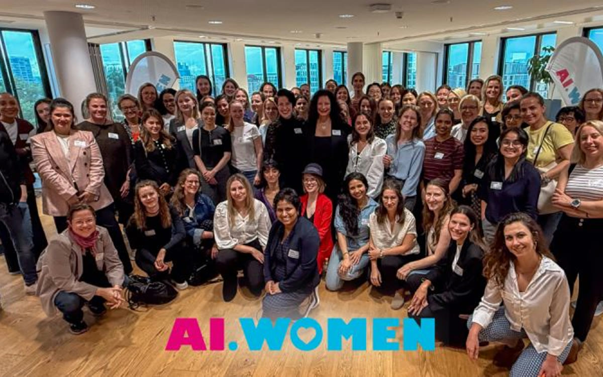 Teilnehmerinnen der AI.WOMEN Community