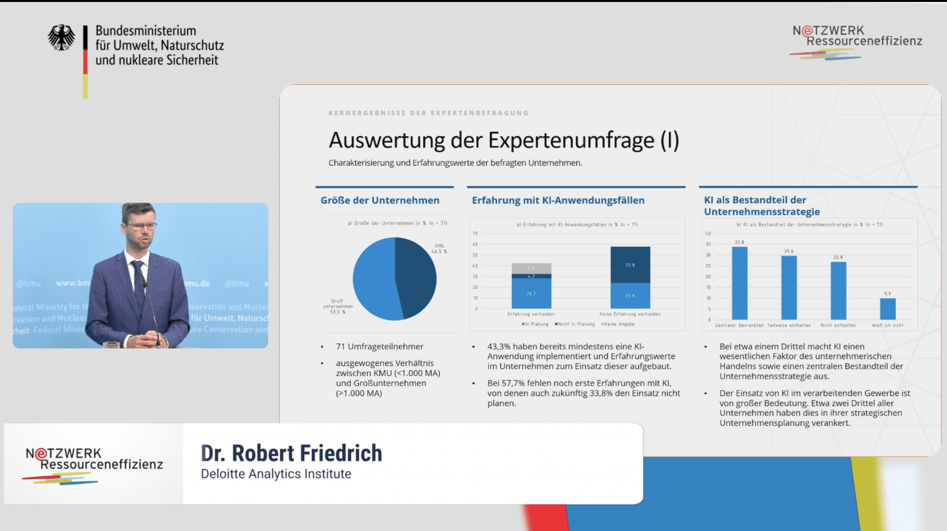 Dr. Robert Friedrich from Deloitte
