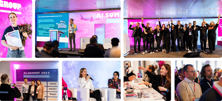 Photo collage from AI.SUMMIT 2025