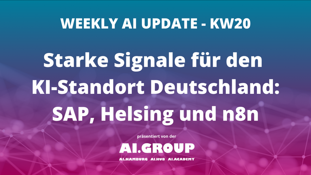 Starke Signale für den KI-Standort Deutschland SAP, Helsing und n8n