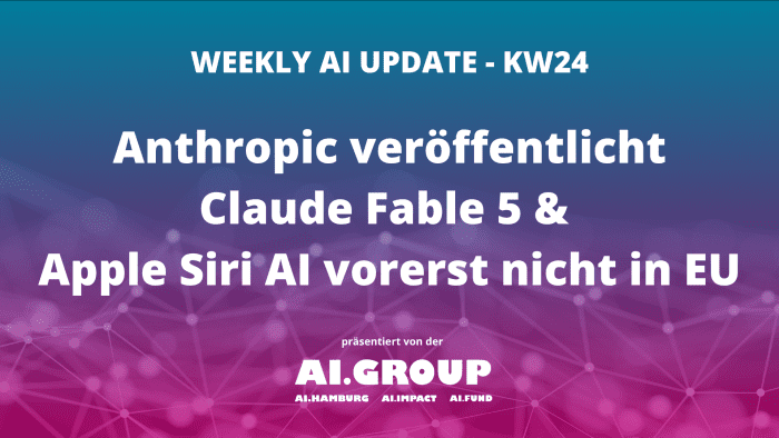 Anthropic veröffentlicht Claude Fable 5, Apple Siri AI vorerst nicht in EU