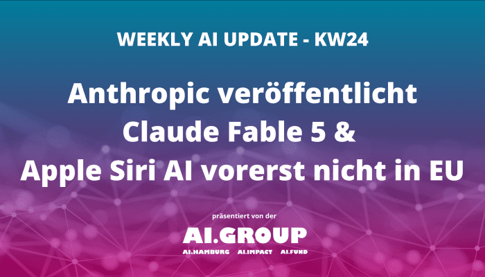 Anthropic veröffentlicht Claude Fable 5, Apple Siri AI vorerst nicht in EU