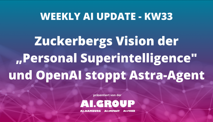 Zuckerbergs Vision der „Personal Superintelligence und OpenAI stoppt Astra-Agent
